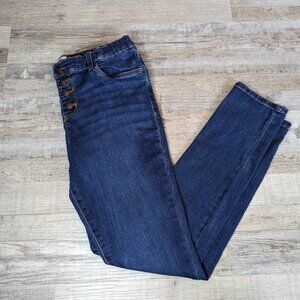 OshKosh B'gosh * Kid Super Skinny Snap-Front Jeans * Size 12
